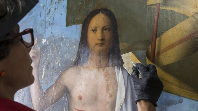 Around Mantegna and Bellini. Courtesy of Gemäldegalerie