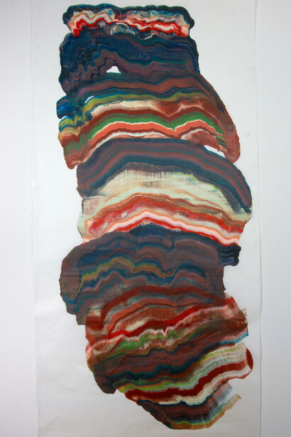 Laura Moriarty, Smoke signal (detail), 2025. Courtesy of Kenise Barnes Fine Art 