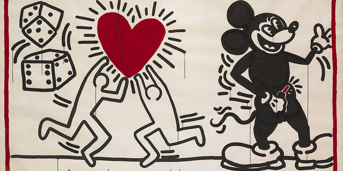 Keith Haring. Courtesy of Albertina
