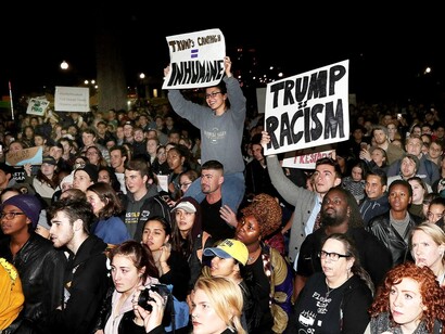 Demonstration against Trump 