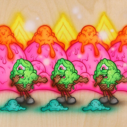 Something Melty This Way Comes. Courtesy of StolenSpace Gallery