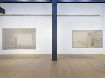 Evonne Jiawei Yuan, The cloud catcher, exhibition view. Courtesy of Galerie Perrotin