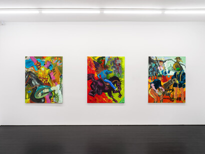 Max Werner, Sons, exhibition view. Courtesy of Contemporary Fine Arts 