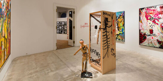Jonathan Meese, Exhibition view. Courtesy of Galerie Krinzinger