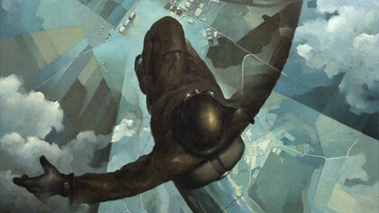 Tullio Crali, Before The Parachutes Opens, 1939