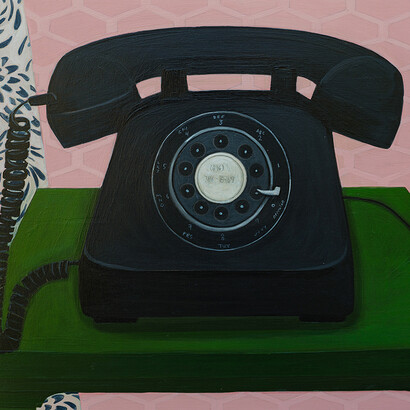 Angela Burson, Disconnected (detail), 2025. Courtesy of Hashimoto Contemporary Gallery