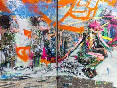 Sip, sis, sip, exhibition view. Courtesy of Pamėnkalnio Gallery