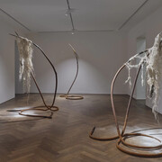 Dominique White, All great powers collapse from the centre, exhibition view. Courtesy of Kunsthalle Basel