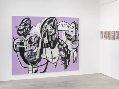 Jana Schröder, Synthetic existence: the gaze of the circuited collective, ausstellungsansicht. Mit freundlicher genehmigung der G2 Kunsthalle