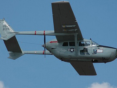 Cessna 0-2A Skymaster. Courtesy of Pearl Harbor Aviation Museum