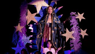 Representación de la Virgen de Guadalupe
