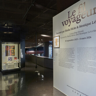 Le fil voyageur, vue de l'exposition. Avec l'aimable autorisation du Musée du Quai Branly