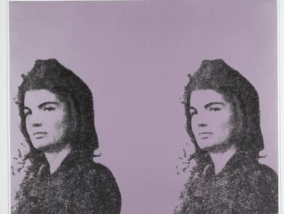 Andy Warhol, Jackie II (Jacqueline Kennedy II), from 11 Pop Artists, vol. II, 1965, published 1966, colour screen print © 2016 The Andy Warhol Foundation for the Visual Arts, Inc. / Artists Rights Society (ARS), New York and DACS, London.