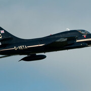 Hawker Hunter T7. Courtesy of Jet Aircraft Museum