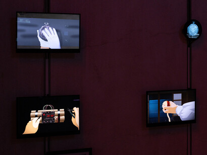 Three stories, monsters, opium, time, exhibition view. Courtesy of Kiang Malingue
