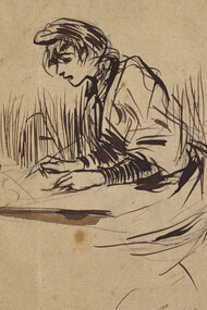 "Woman writing" (1892), Ramon Casas