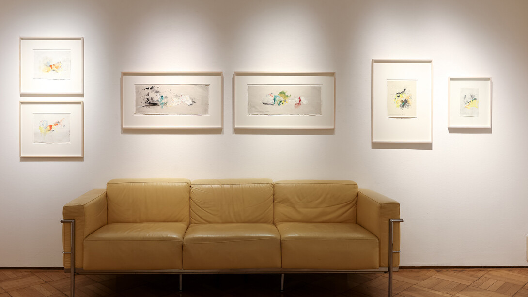 Peter Krawagna, Augen-blicke, ausstellungsansicht. Mit freundlicher genehmigung der Galerie Ernst Hilger. Foto von @ Katharina Schiffl