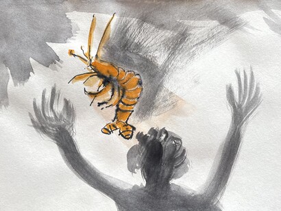 Un crostaceo che vola!