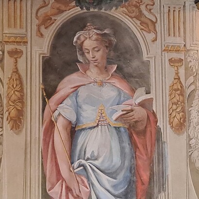 Italia, Frascati, Villa Sora, Salone delle Muse, particolare del Registro inferiore, ph. Anastasia Maria Luciani