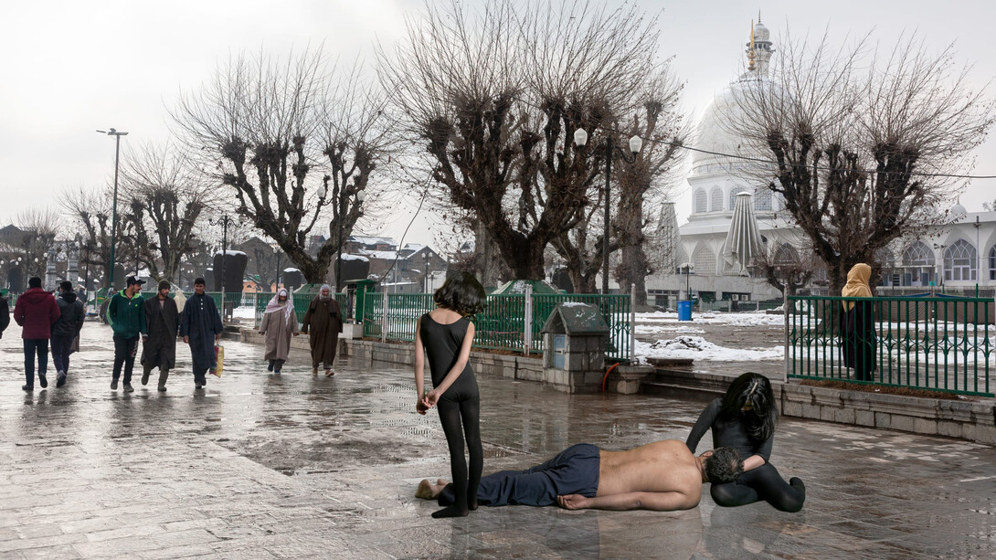 Vivan Sundaram, Untitled, from the series, Performers in the Vale, III, 2021. Courtesy of Chemould Prescott Road