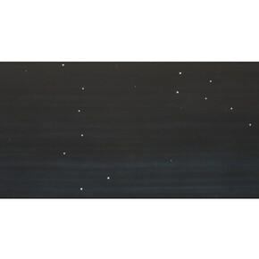 Ed Ruscha, The Dippers, 1982, Oil on canvas, 32 x 120 inches, 81.3 x 304.8 cm ©Ed Ruscha. Courtesy of the artist and Gagosian.