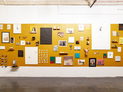 2017 'Small is Beautiful More and Less', curated by Jillian Knipe and Karolina Albricht, credit photographer (c) Dionysis Livanis -www.artcantchangetheworld.com