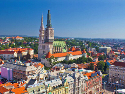 A view of Zagreb