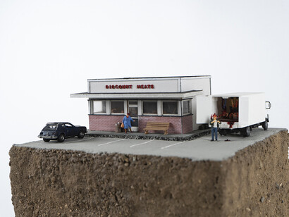Abigail Goldman, Discount Meats detail 3, 2019