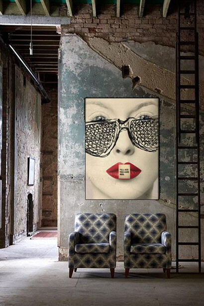 Elementos decorativos que nos miran desde la pared