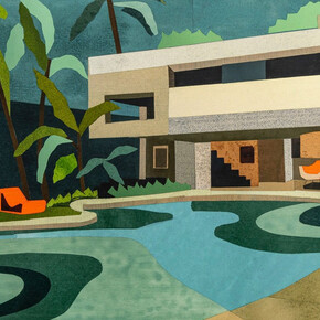 Andy Burgess, Elza Berquo house (detail), 2024. Courtesy of Lisa Sette Gallery