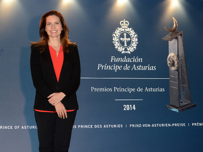 Evan Ryan, representante del Programa Fulbright, galardonado con el premio Príncipe de Cooperación 2014