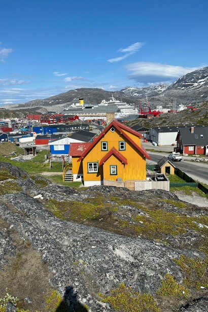 Panorama di Nuuk, la capitale della Groenlandia