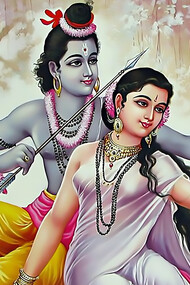 Sita requests Lord Rama to fetch the Golden Deer, moment in Ramayana where Sita requests Rama to fetch the golden deer for her.