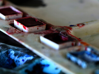 Sarebbe stato un mosaico o un dipinto a tempera o a olio? 