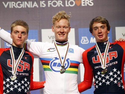 Podio crono juniores