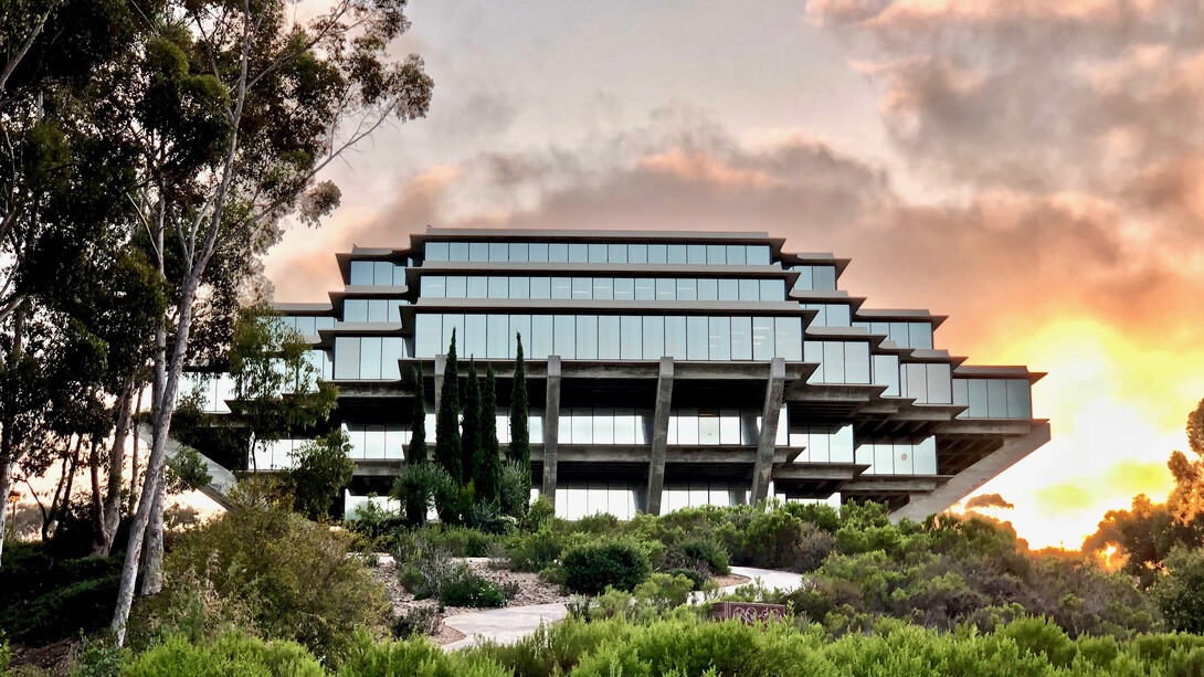 Geisel Library is the main library at the University of California, San Diego. Designed by William Pereira, it opened in 1970 as the Central Library. After a renovation in 1993, it was rededicated as the University Library Building, and in 1995 it was renamed Geisel Library in honor of Audrey and Theodor Seuss Geisel, the latter better known as the children’s author Dr. Seuss