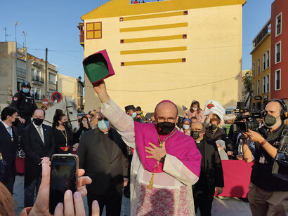 Recibimiento del obispo José Ignacio Munilla en Orihuela