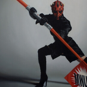 SJ Fuerst, Maul, 2013, Oil on canvas, 150x110cm. Courtesy the artist