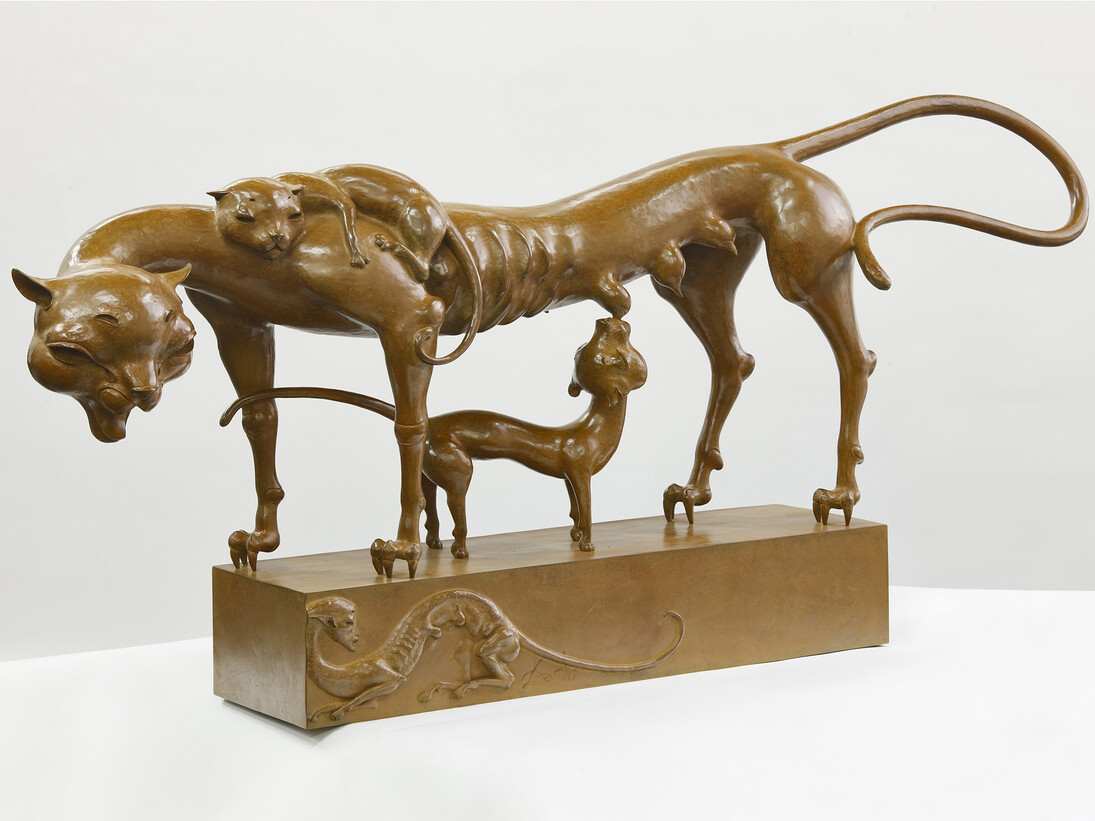 Dashi Namdakov, Mother II, Bronze, 78 x 180 x 35 cm, Image © Peter Mallet