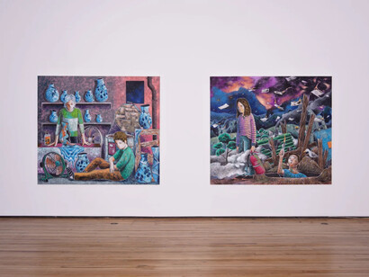 Simon Ko, Dreams apart, exhibition view. Courtesy of Nathalie Karg Gallery