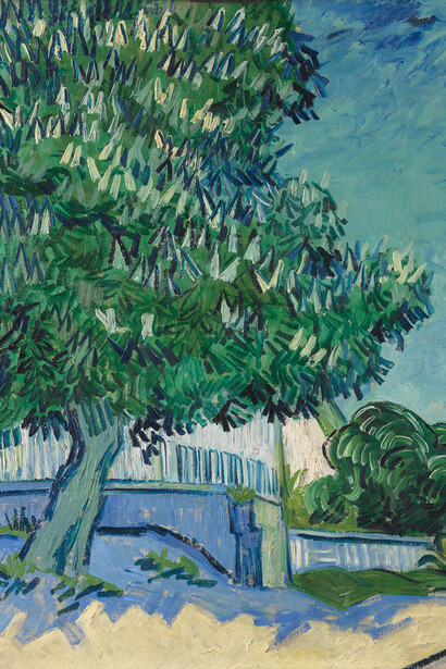 Vincent van Gogh. Castagni in fiore, 1890, olio su tela, cm 63,3 x 49,8. Otterlo, Kröller-Müller Museum, The Netherlands