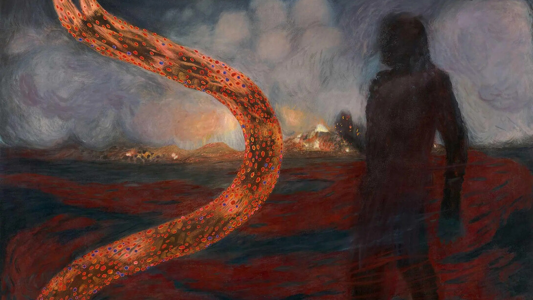 Elina Merenmies, A snake full of sighs (detail), 2023–2024. Courtesy of Kiasma