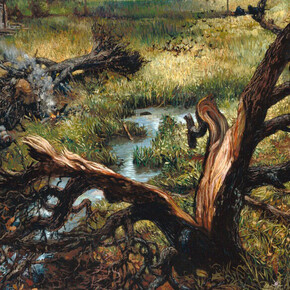Chester Arnold, Fin du siecle (detail), 1992. Courtesy of the Nevada Museum of Art