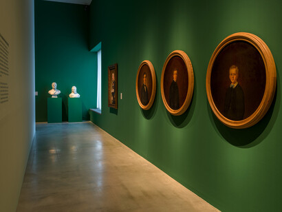 Various artists, Art that moves, exhibition view. Courtesy of M-Museum Leuven