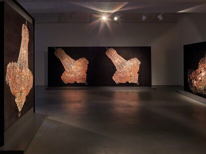 Kyungah Ham, Exhibition view. Courtesy of carlier | gebauer