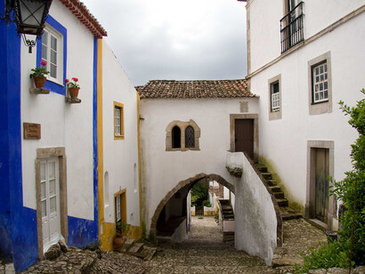 Obidos, typical houses