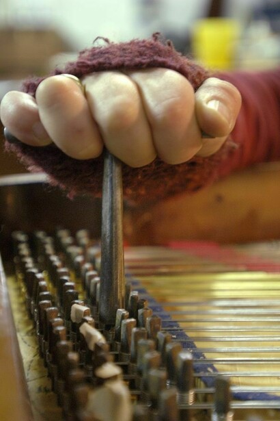 Dettaglio di un fortepiano