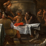 Jan Steen, Theseus and Achelous, 1659-1660. Cortesía del Phoenix Art Museum