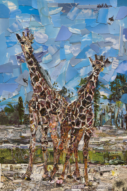 Vik Muniz, West Palm Beach (Postcards from Nowhere), 2014, Digital C-print, 271.8 x 180.3 cm (107 x 71 in.), Edition of 6 + 4 AP, 153.7 x 101.6 cm (60 ½ x 40 in.), Edition of 6 + 4 AP