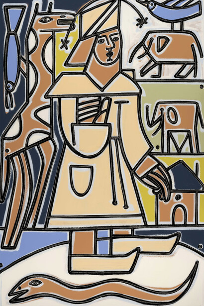 America Martin, Song for the animals (detail). Courtesy of JoAnne Artman Gallery 